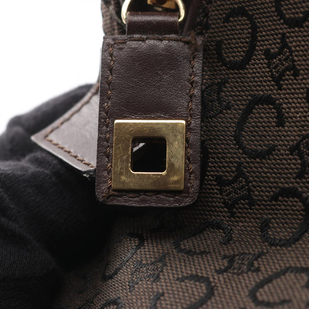 Celine Seri Saletree Da Ninebrown Canvas Leather — view 8