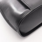 Celine Seri Handbag Sa Ninelelogo Black Leather Sa Ninele Logo — view 5
