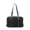 Celine Seri Shoulder Bag Black Leather