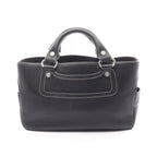 Celine Seri Handbag Black Leather