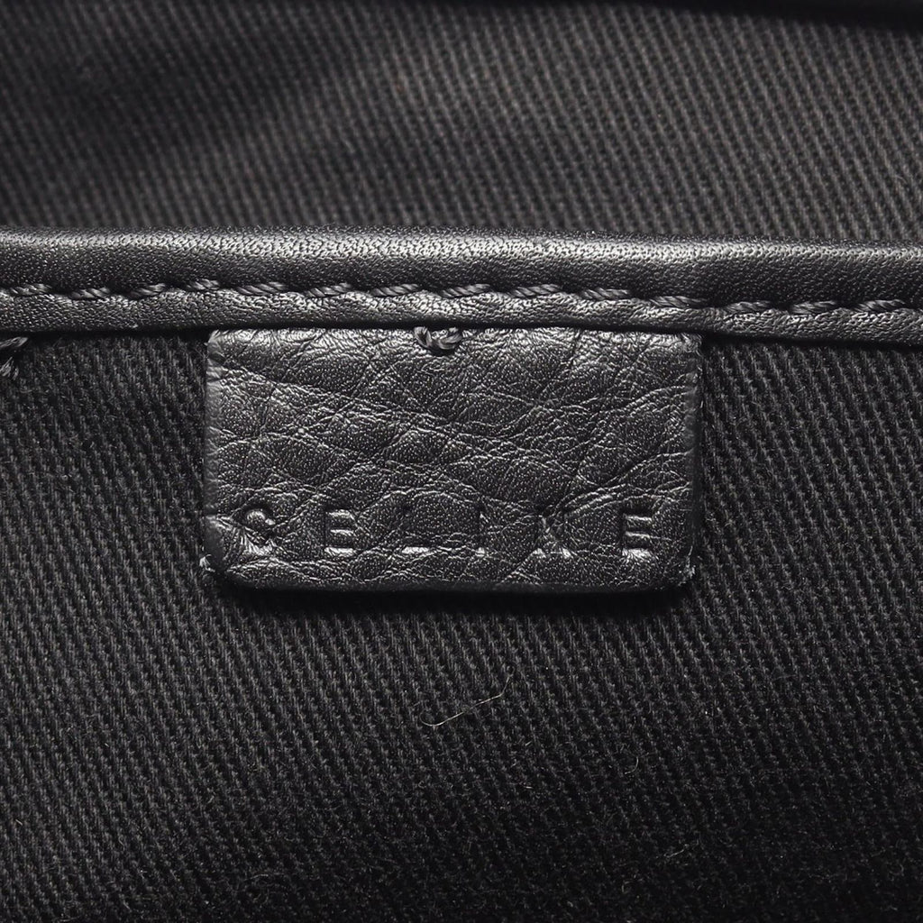 Celine Seri Handbag Black Leather — view 4