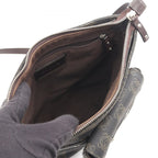 Loewe Shoulder Bag Anagram Da Ninebrown Canvas Leather — view 3