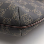 Loewe Shoulder Bag Anagram Da Ninebrown Canvas Leather — view 6