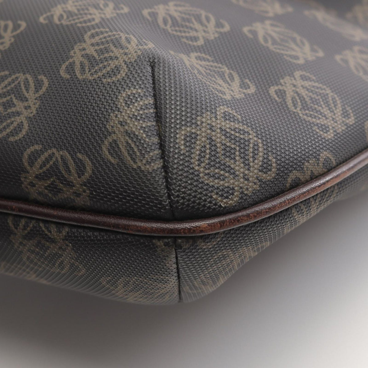 Loewe Shoulder Bag Anagram Da Ninebrown Canvas Leather — view 6