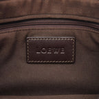 Loewe Shoulder Bag Anagram Da Ninebrown Canvas Leather — view 4