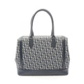 Dior Dio Handbag Tobta Denineta Zba Navy Canvas Leather