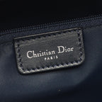 Dior Dio Handbag Tobta Denineta Zba Navy Canvas Leather — view 4