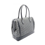 Dior Dio Handbag Tobta Denineta Zba Navy Canvas Leather — view 2