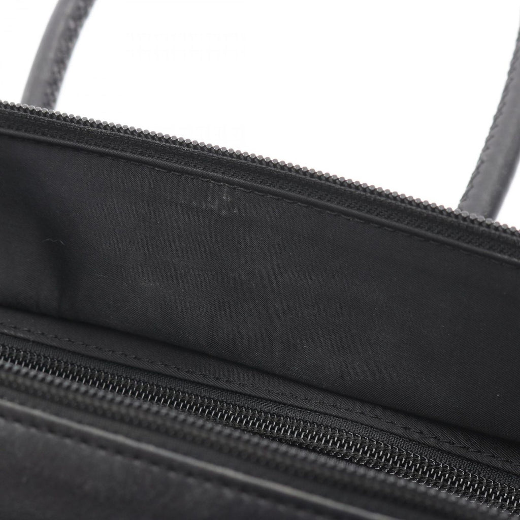 Celine Seri Handbag Sa Ninelelogo Black Nylon Leather — view 9