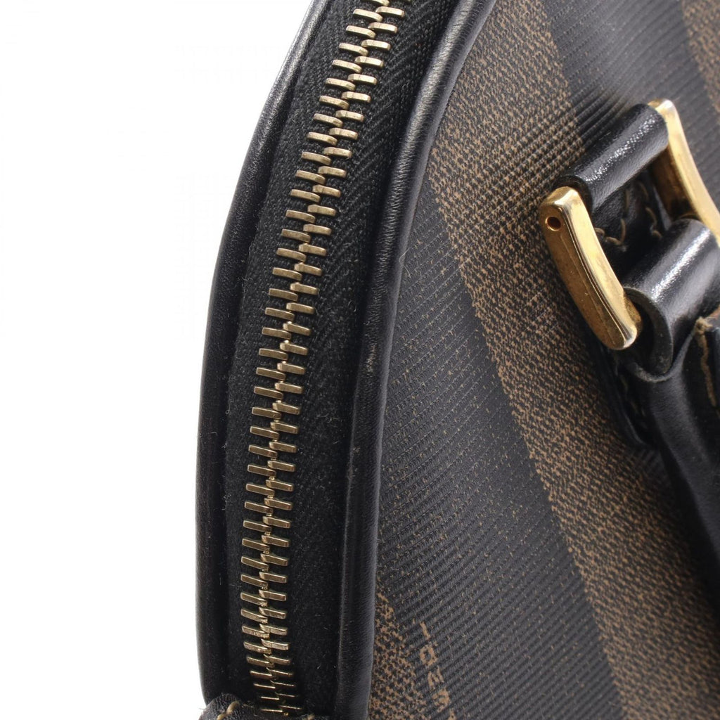 Fendi Shoulder Bag Pecan 2-Way Da Ninebrown Canvas Leather — view 5