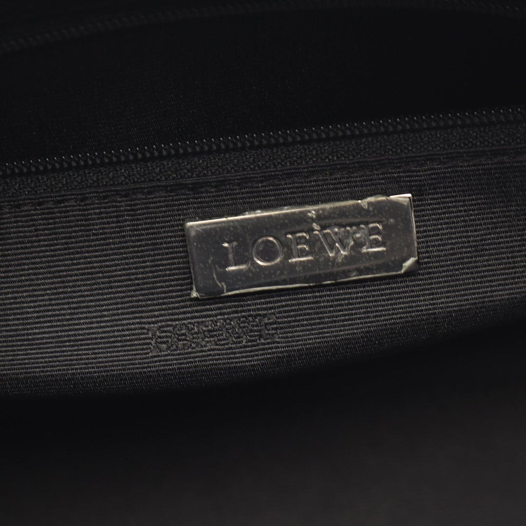 Loewe Handbag Amazona 28 Black Blue Patent Leather — view 4