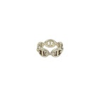 Hermes Enchainee Ring 925 Sterling Silver