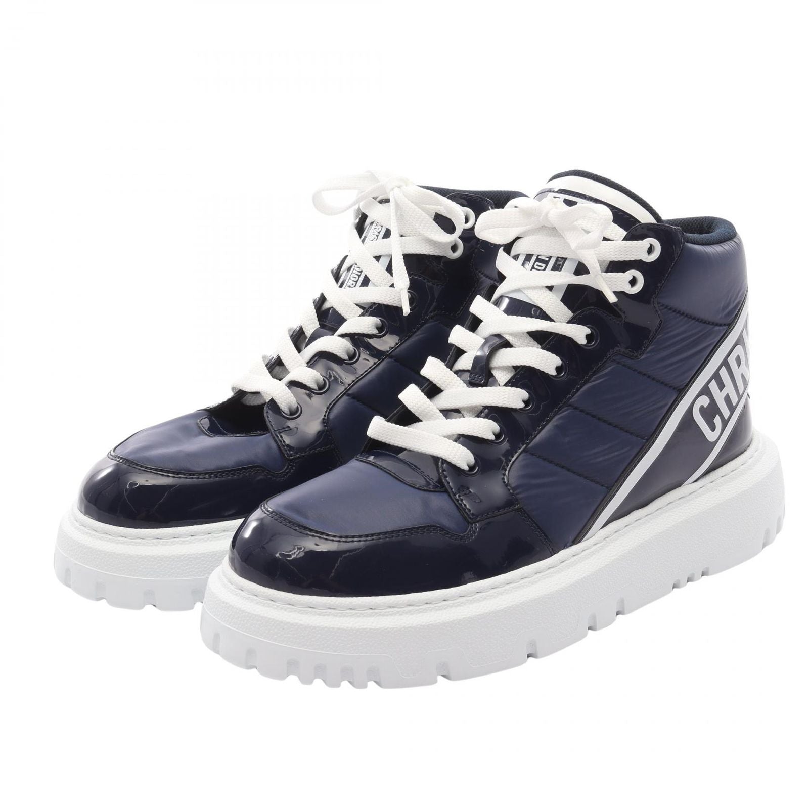 Dior Dio Sneakers D-player Nylon Patent