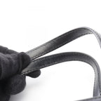 Prada Lada Tote Rete Paillettes Black Patent Leather Minitote — view 7