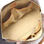 Louis Vuitton Handbag Deauville Bowling Tee Canvas Leather — view 3
