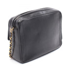 Chanel Shoulder Bag CC Logo Black Lambskin CC Che — view 2
