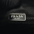 Prada Lada Handbag Edition Miniba Black Nylon — view 4