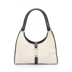 Gucci Shoulder Bag Jackie 002 Black Canvas Leather