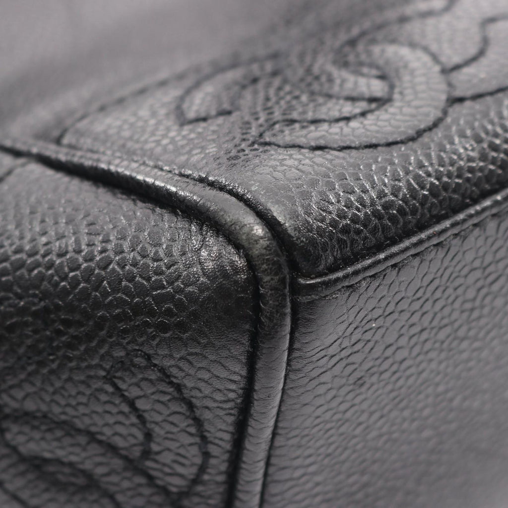 Chanel Shoulder Bag lecoco Mark Black Leather lekoko Sleda Tote — view 6