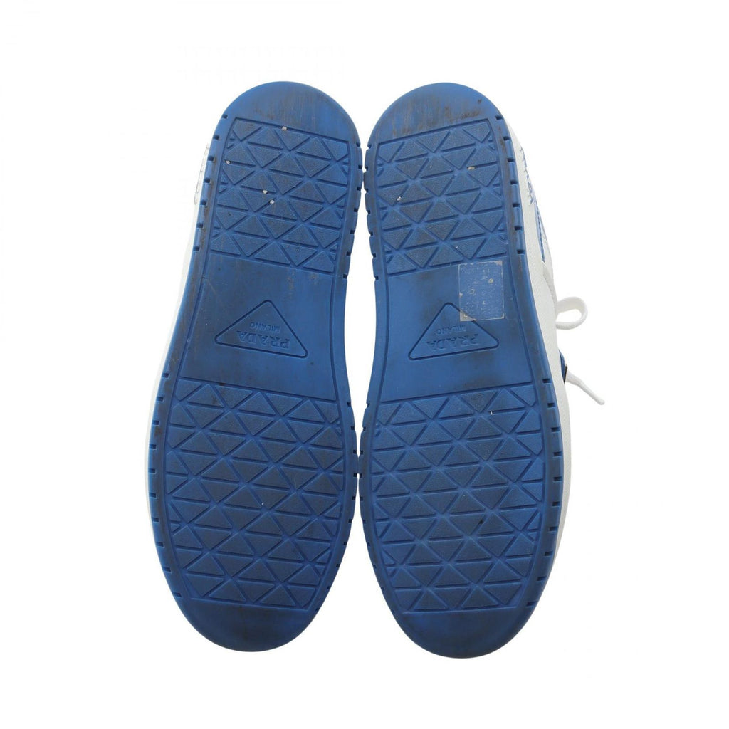 Prada Lada Sneakers Downtown Blue White Leather — view 4