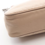 Prada Lada Shoulder Bag Edition Beige Nylon Leather — view 7