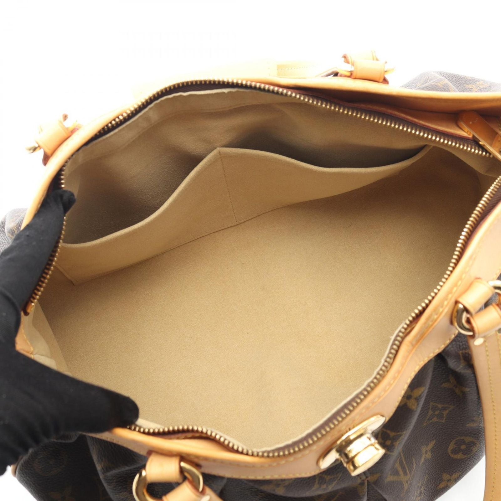 Louis Vuitton Shoulder Bag Bo MM Canvas Leather — view 3