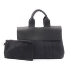 Hermes Handbag Lepalaso PM Black Leather Balepalaso
