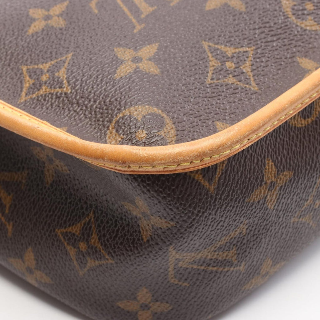 Louis Vuitton Shoulder Bag PM Canvas Leather — view 7