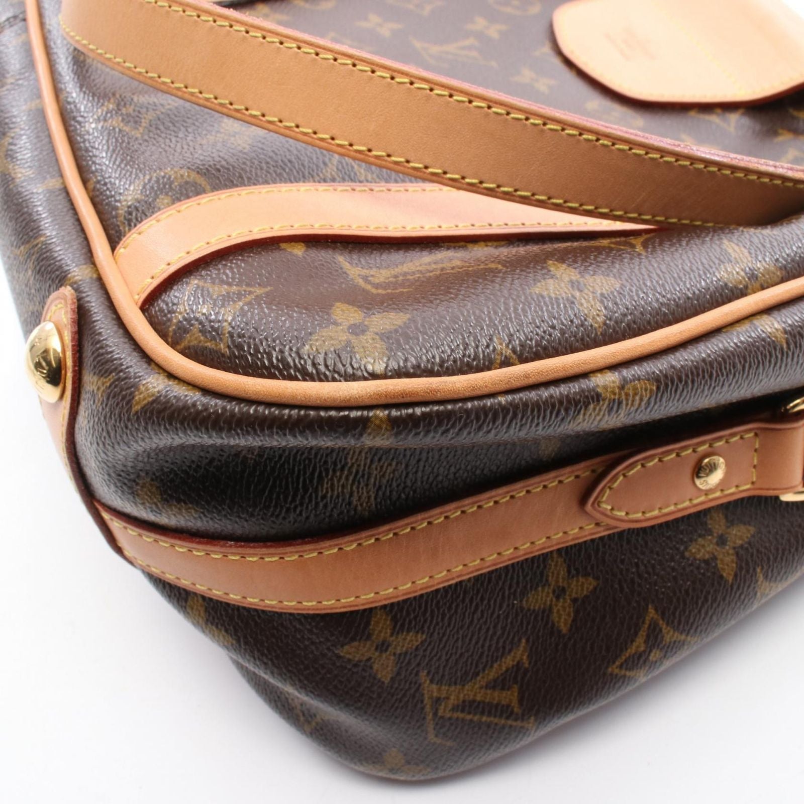 Louis Vuitton Shoulder Bag the PM Canvas Leather — view 8