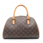 Louis Vuitton Handbag MM Canvas Leather