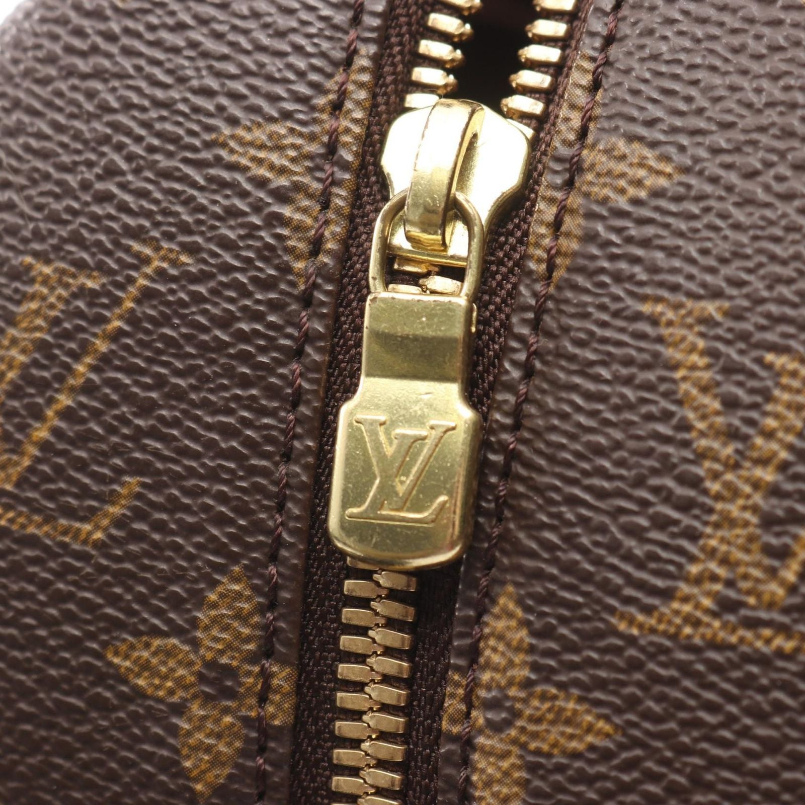 Louis Vuitton Handbag MM Canvas Leather — view 6