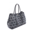 Hermes Tote Garden Party TPM Black Leather Canvas — view 2