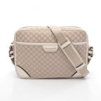 Celine Seri Shoulder Bag Canvas Leather Triomphe