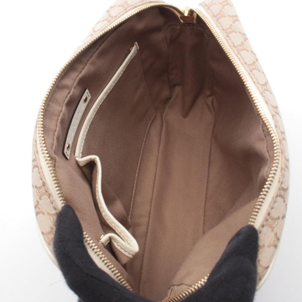 Celine Seri Shoulder Bag Canvas Leather Triomphe — view 3