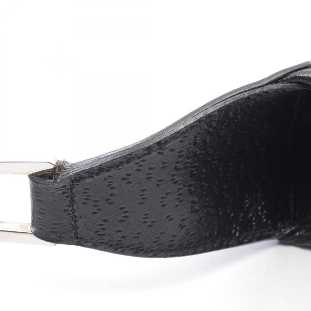 Gucci Shoulder Bag Jackie 001 Black Canvas Leather — view 5