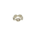 Hermes Box Enchainee Ring 925 Sterling Silver No 7 — view 5