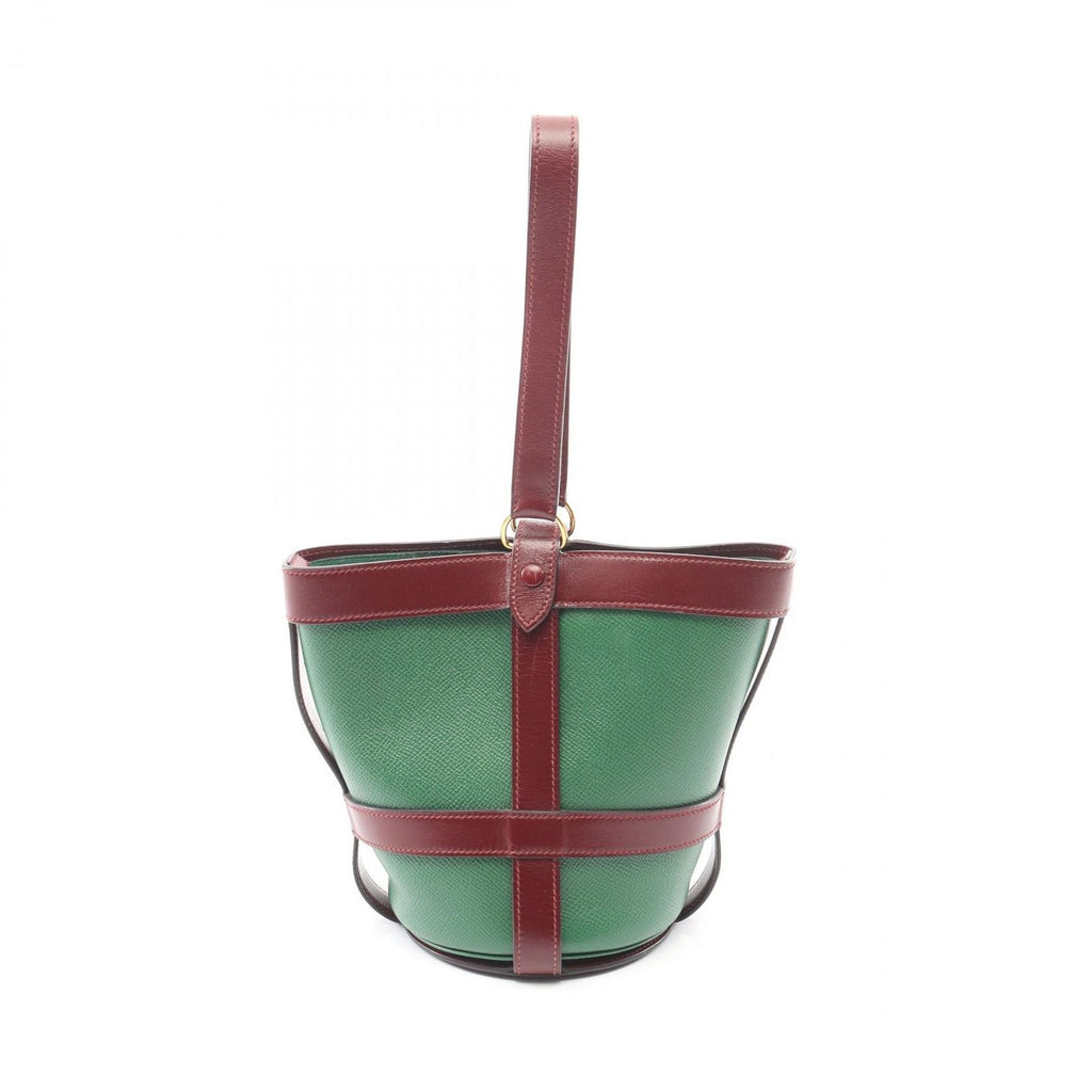 Hermes Handbag Muzeliere Green Jias
