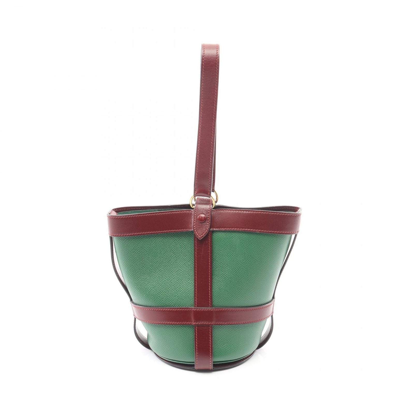 Hermes Handbag Muzeliere Green Jias