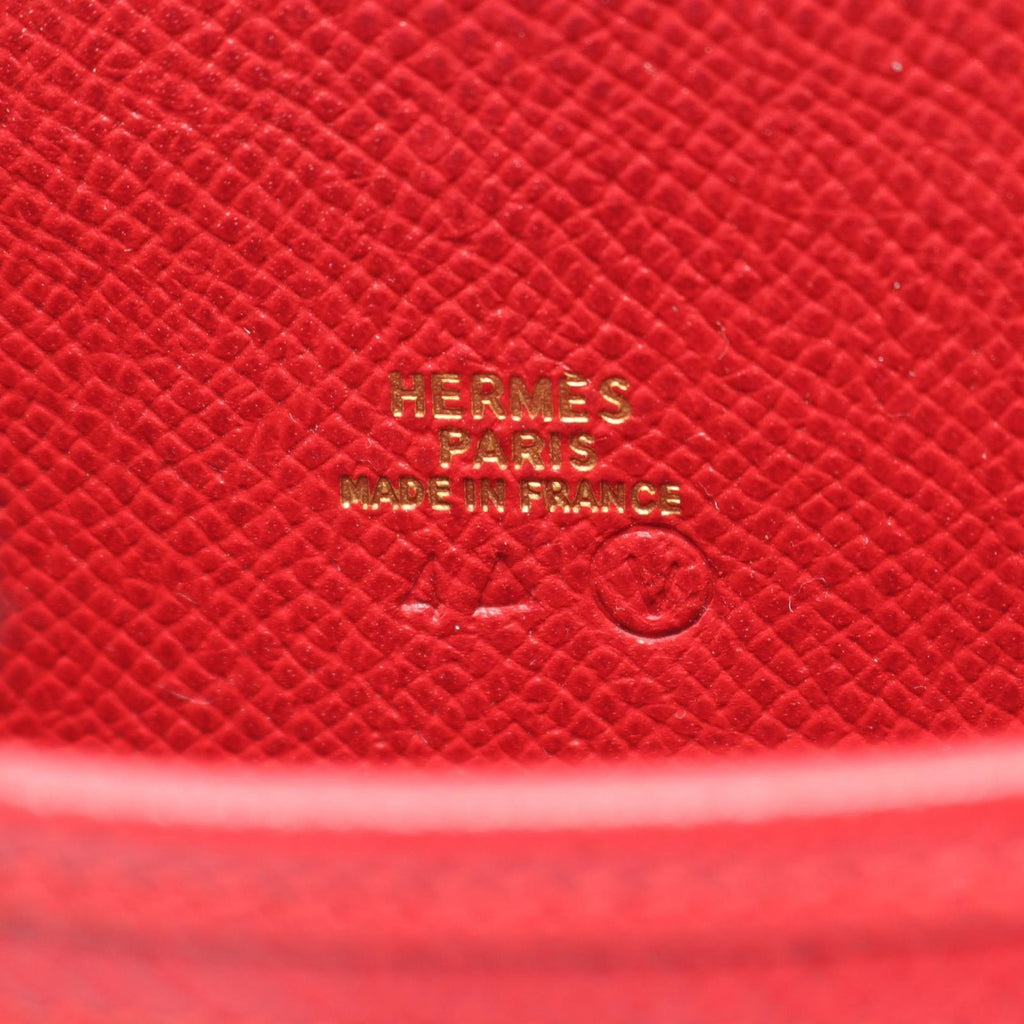 Hermes Shoulder Bag Baledele Mini Rouge Vif Leather — view 4