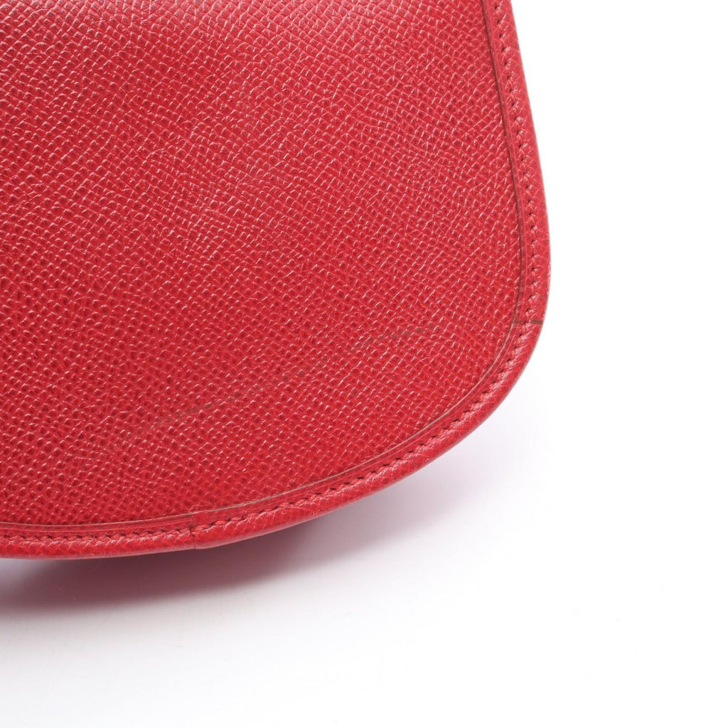 Hermes Shoulder Bag Baledele Mini Rouge Vif Leather — view 8