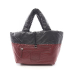 Chanel Tote Kokokonine Black Nylon Leather Koko Konine — view 6