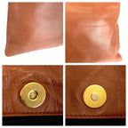 Loewe Anagram Brown Camel Gold Leather Tote — view 6