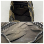 Fendi Pecan Pattern Bag Nylon Brown — view 7