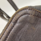 Fendi Pecan Pattern Bag Nylon Brown — view 9