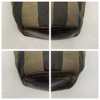 Fendi Pecan Pattern Bag Nylon Brown — view 6