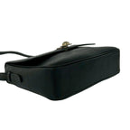 Celine Vintage Star Ball Leather Shoulder Bag Pochette Crossbody Black — view 7