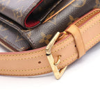 Louis Vuitton Shoulder Bag GM Canvas Leather — view 9
