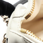 Dior Dio Handbag Vibe Midi Bo Cannage White Leather — view 7