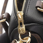 Louis Vuitton Shoulder Bag PM Monogram Noir Leather — view 6