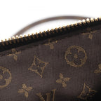 Louis Vuitton Shoulder Bag PM Monogram Noir Leather — view 8